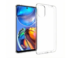 Dėklas Accezz skaidrus TPU galinis dangtelis, skirtas Motorola Moto E32 / E32s – skaidrus
