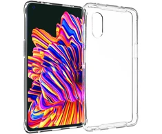 Dėklas Accezz skaidrus TPU galinis dangtelis, skirtas Samsung Galaxy Xcover Pro – skaidrus