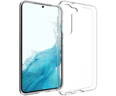 Dėklas Accezz skaidrus TPU galinis dangtelis, skirtas Samsung Galaxy S23 – skaidrus