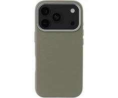 Dėklas Accezz tinklelio dizaino nugarėlė su MagSafe, skirta iPhone 17 Pro Max – tamsiai pilka