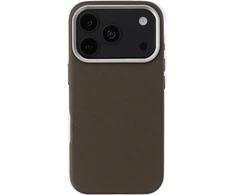 Dėklas Accezz tinklelio dizaino nugarėlė su MagSafe, skirta iPhone 17 Pro Max – ruda