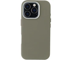 Dėklas Accezz tinklelio dizaino nugarėlė su MagSafe, skirta iPhone 16 Pro – tamsiai pilka