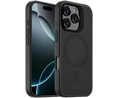 Dėklas Accezz tvirtas matinis galinis dangtelis su MagSafe, skirtas iPhone 16 Pro – juodas