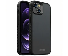 Dėklas Accezz tvirtas matinis galinis dangtelis, skirtas iPhone 14 – juodas