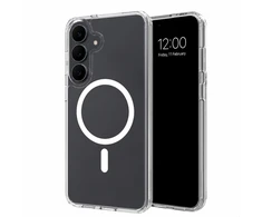 Dėklas Accezz Xtreme Impact nugarėlė su MagSafe, skirta Samsung Galaxy S26 FE – Skaidri
