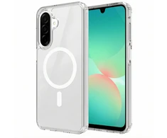 Dėklas Accezz Xtreme Impact nugarėlė su MagSafe, skirta Samsung Galaxy A18 (4G) / A17 (4G/5G) – skaidri