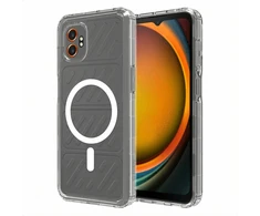 Dėklas Accezz Xtreme Impact nugarėlė su MagSafe, skirta Samsung Galaxy Xcover 7 Pro – skaidri