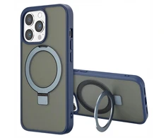 Dėklas Accezz žiedinis stovas su nugarėlės dėklu ir MagSafe, skirtas iPhone 13 Pro Max – Mėlynas