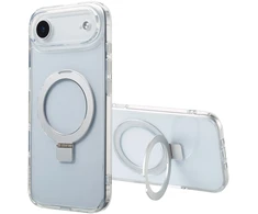 Dėklas Accezz žiedinis stovelis su nugarėlės dėklu ir MagSafe, skirtas iPhone Air – skaidrus