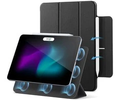 ESR Rebound Magnetic dėklas Apple iPad Pro 12.9” 4 / 5 / 6 / 2020-2022 / Air 13” 1 / 2 / 3 / 2024-2026 juodos spalvos