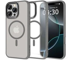 Dėklas Apple iPhone 16 Pro Max Tech-Protect MagEdge MagSafe Titanium / Gunmetal