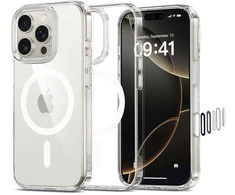 Dėklas Apple iPhone 16 Pro Tech-Protect FlexAir Hybrid CC MagSafe Fire Screen ekranas