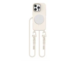 Dėklas Apple iPhone 16 Pro Tech-Protect Magnelace MagSafe Latte smėlio spalvos