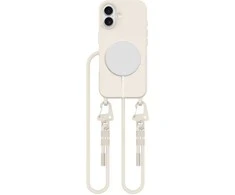 Dėklas Apple iPhone 16 Tech-Protect Magneclace MagSafe Latte kreminis