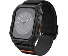 Spigen Lite Fit Pro, matte juodos spalvos – Apple Watch 11/10 46mm