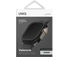 UNIQ dėklas Valencia Apple Watch Ultra/Ultra 2 49mm juodos spalvos