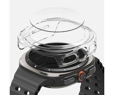 Dėklas + Apsauginis stiklas Samsung Galaxy Watch Ultra (47mm) Ringke Slim & Tempered Glass Clear transparent