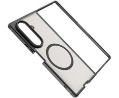 Dėklas Beline MagSafe Samsung Galaxy Z Fold7 juodos spalvos