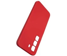 Dėklas Beline Silicone Infinix Hot 50 raudonos spalvos
