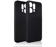 Dėklas Beline Silicone Oppo Reno 14 juodos spalvos