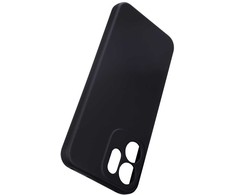 Dėklas Beline Silicone Oppo Reno 14F juodos spalvos