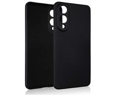 Dėklas Beline Silicone skirtas Samsung Galaxy S25 Edge juodos spalvos