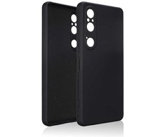 Dėklas Beline Silicone, skirtas Sony Xperia 1 VI, juodos spalvos