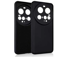 Dėklas Beline Silicone skirtas Xiaomi 15 Ultra juodos spalvos