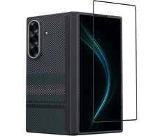 Dėklas Benks Combo Armor Air Aurora Axis Kevlar skirtas Samsung Galaxy Z Fold 7 – set of back case + front cover + corning glass
