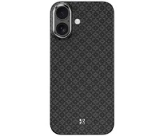 Dėklas Benks Magnetic Armor Air Armor Grid Kevlar Case Metal Frame 600D (B067) skirtas Apple iPhone 17 juodos spalvos