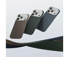 Dėklas Benks Magnetic Armor Tint Kevlar 1000D (A069) skirtas Apple iPhone 17 Pro mėlynos spalvos
