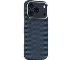 Dėklas Benks Magnetic Armor Tint Kevlar 1000D (A069) skirtas Apple iPhone 17 Pro mėlynos spalvos
