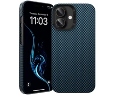 Dėklas Benks Magnetic Armor Tint Kevlar 1000D (0064) for Iphone 16 Plus mėlynas