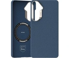Dėklas Blue Benks Magnetic Armor Tint Kevlar 1000D (B049) skirtas Samsung Galaxy S26 Plus mėlynas