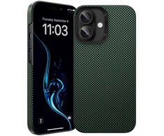 Dėklas Benks Magnetic Armor Tint Kevlar 1000D (0064) skirtas Apple iPhone 16 Plus žalios spalvos