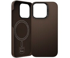 Dėklas Benks Magnetic Armor Tint Kevlar 1000D (0064) skirtas Apple iPhone 16 Plus aukso spalvos