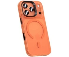 Dėklas Benks Magnetic Lucid Armor Case (C070) skirtas Apple iPhone 17 Pro Max oranžinės spalvos (Camera Control Button)