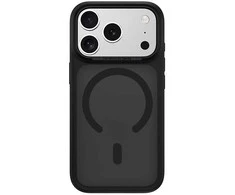 Dėklas Benks Magnetic Mist Case Metal Frame (K069) skirtas Apple iPhone 17 Pro juodos spalvos (Camera Control Button)