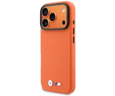 Dėklas BMW M Metal Logo MagSafe Case for iPhone 17 Pro - Oranžinis
