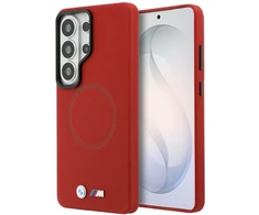 Dėklas BMW M Metal Logo MagSafe Samsung Galaxy S26 Ultra red
