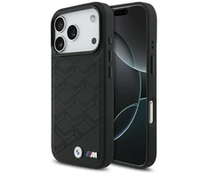 Dėklas BMW M Shape Logo MagSafe iPhone 17 Pro juodos spalvos