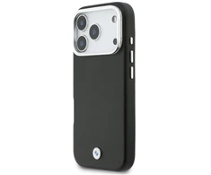 Dėklas BMW M Sign Metal Logo MagSafe Case for iPhone 17 Pro - Juodas