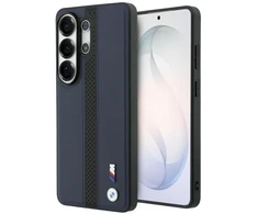 Dėklas BMW Perforated Stripe Logo MagSafe Samsung Galaxy S26 Ultra mėlynos spalvos