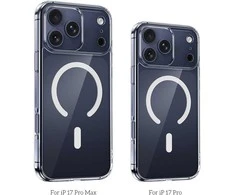 Dėklas Borofone Case BI5 Ice Shield Magnetic Apple iPhone 17 Pro Max transparent