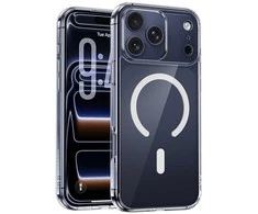 Dėklas Borofone Case BI5 Ice Shield Magnetic Apple iPhone 17 Pro Max transparent