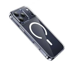 Dėklas Borofone Case BI5 Ice Shield Magnetic Apple iPhone 17 Pro transparent