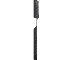 Burga Pitaka Edge dėklas, juodas/pilkas ruoželinis – iPhone 18/17 Pro