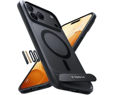 Dėklas Burga Torras Ostand L1, juodas – iPhone 18 Pro Max