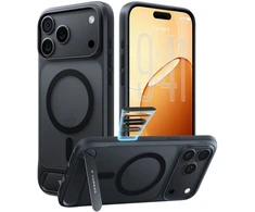 Dėklas Burga Torras Ostand L1, juodas – iPhone 18 Pro