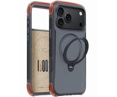 Dėklas Burga Torras Ostand Q3 Air Pro, obsidian core juodas – iPhone 18 Pro
